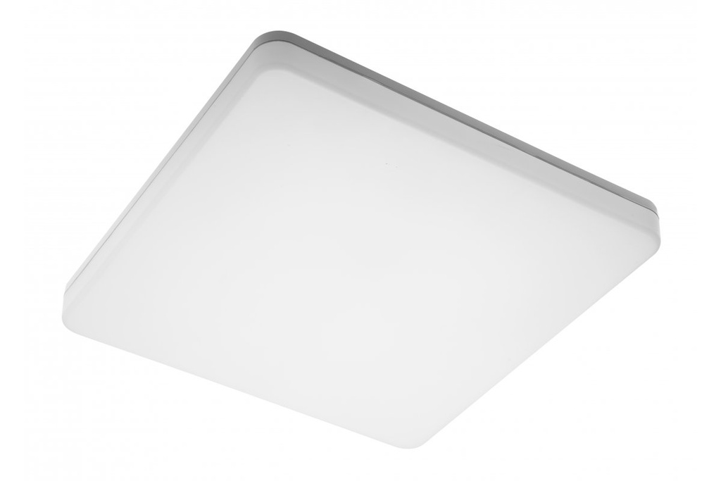[6_21283] Світлодіодний світильник GTV BESA LED, 24W, 2400Lm, 175-250VAC, Ra>80, IP54, PC+PC, IK10, 3000K, квадрат