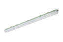 Герметичний світильник GTV HELIOS BIS 130х7см, T8, G13, AC220-240V, 50/60Hz, IP65, ABS/PS, сірий