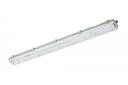 Герметичний світильник GTV HELIOS BIS 125х11см, T8, G13, AC220-240V, 50/60Hz, IP65, ABS/PS, сірий