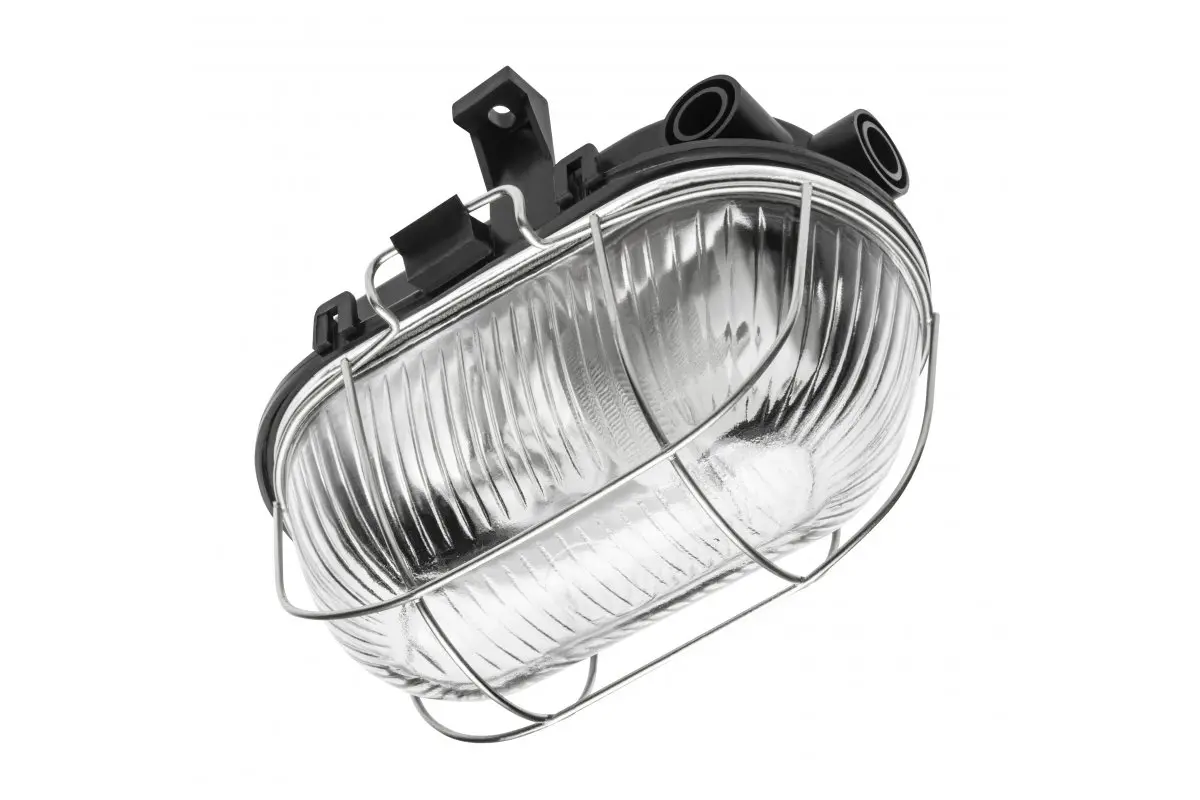 [6_22124] Світильник GTV SANGUESA KAM, max.40W, E27, IP54, чорний корпус