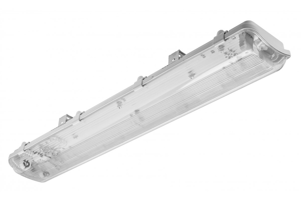 [6_22283] Герметичний світильник GTV HAGEN 70х11см, T8 LED, G13, AC220-240V, 50/60Hz, IP65, PC/PC, білий