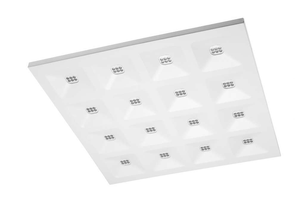 [6_22284] Світлодіодна панель 36W GTV SOLID, 4800Lm, 4000K, AC220-240V, 50/60Hz, PF>0.9, RA≥80, IP40, IK08, UGR<16