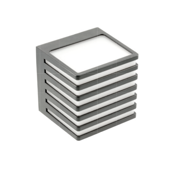 [6_22285] Світильник GTV SIROLO 10W, IP54, 4000K, сірий