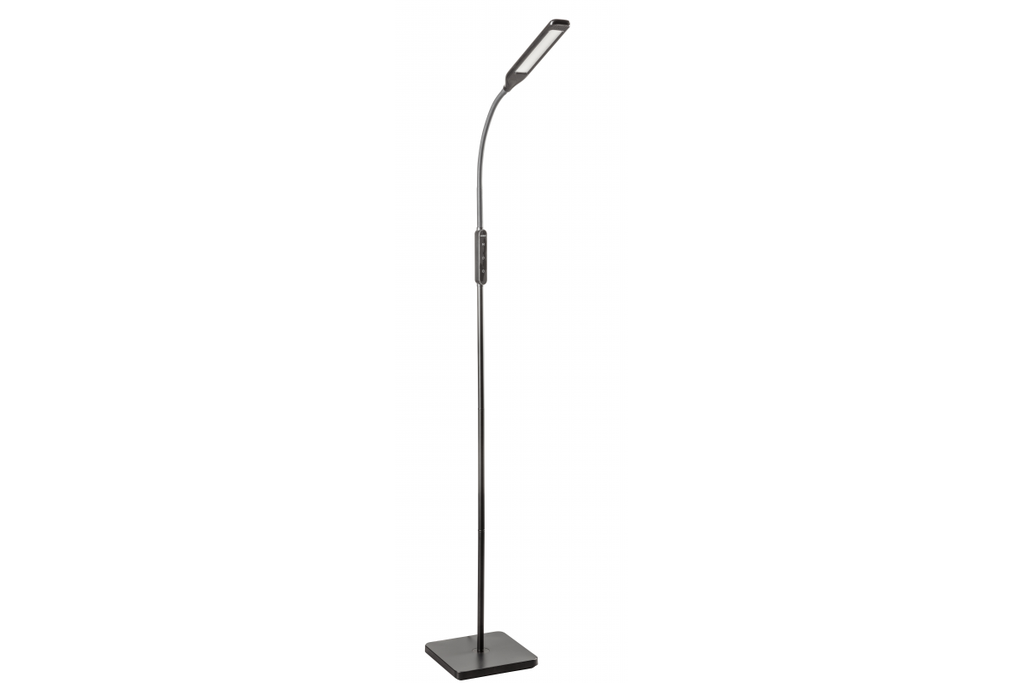 [6_25899] Торшер GTV Vasalia, 8W, 450Lm, AC220-240V, 4-CCT, 5 димер, таймер, PF>0,5, Ra>80, чорний