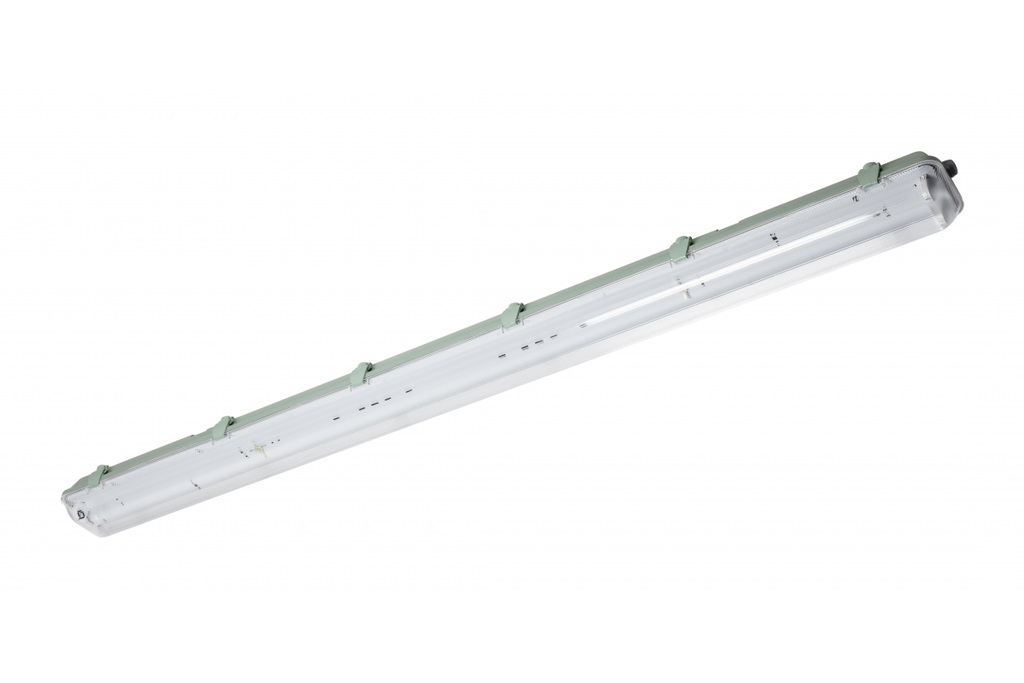 [6_26055] Герметичний світильник GTV HELIOS BIS 160х12см, T8, G13, AC220-240V, 50/60Hz, IP65, ABS/PS, сірий