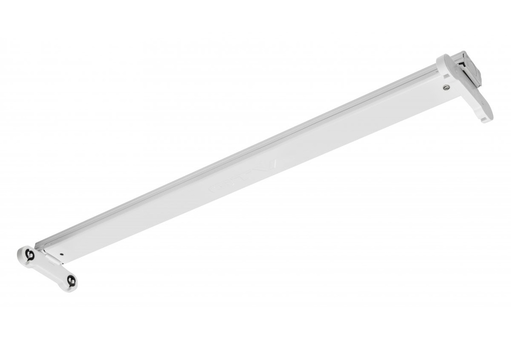 G-TECH Світильник OSL SLIM-2x120 T8 LED (одностороннє підключення), G13, IP20, накладний, білий