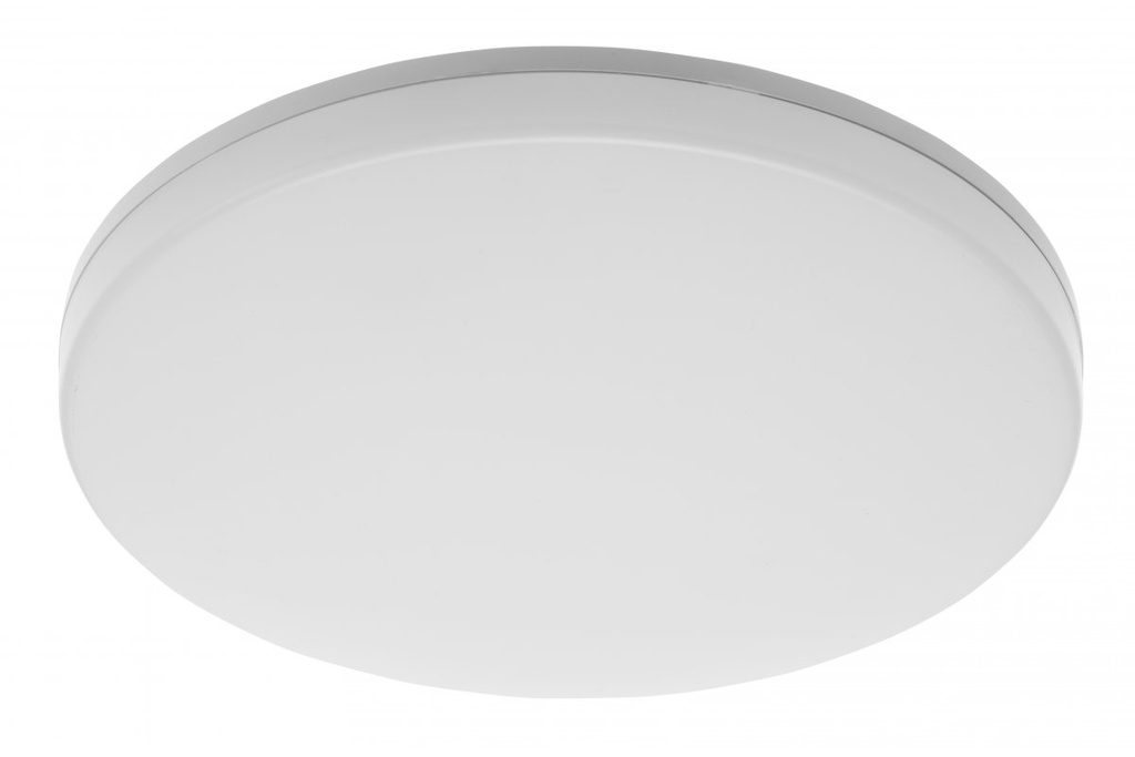 [6_26642] Світлодіодний світильник GTV BESA, 24W, 2400Lm, 175-250VAC, Ra>80, IP54, PC+PC, IK10, 4000K, круглий