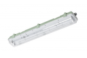 Герметичний світильник GTV HELIOS BIS 70х11см, T8, G13, AC220-240V, 50/60Hz, IP65, ABS/PS, сірий