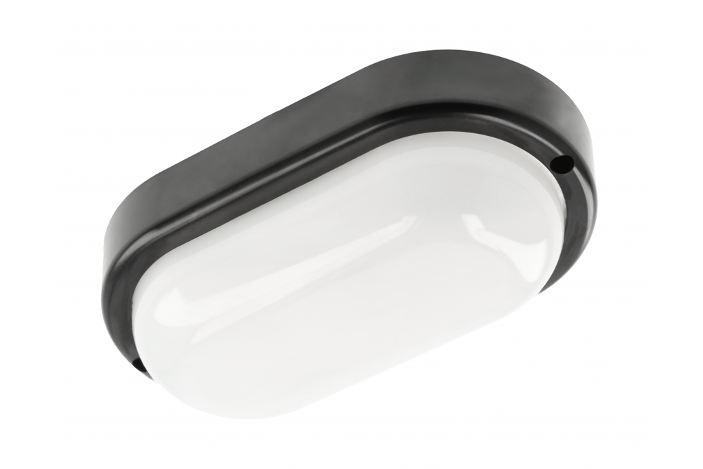 [6_26732] Світильник LED GTV KODO, 8W, 720 Lm, 4000K, AC180-250V, IP54, IK08, овальний, чорний
