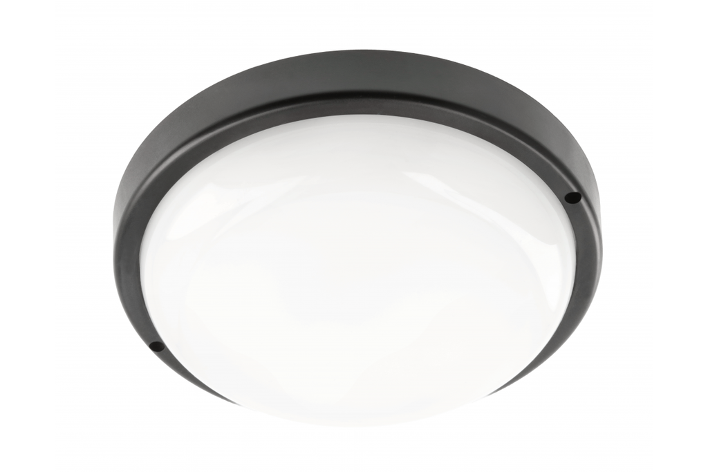 [6_26735] Світильник LED GTV KODO, 18W, 1620 Lm, 4000K, AC180-250V, IP54, IK08, круглий, чорний