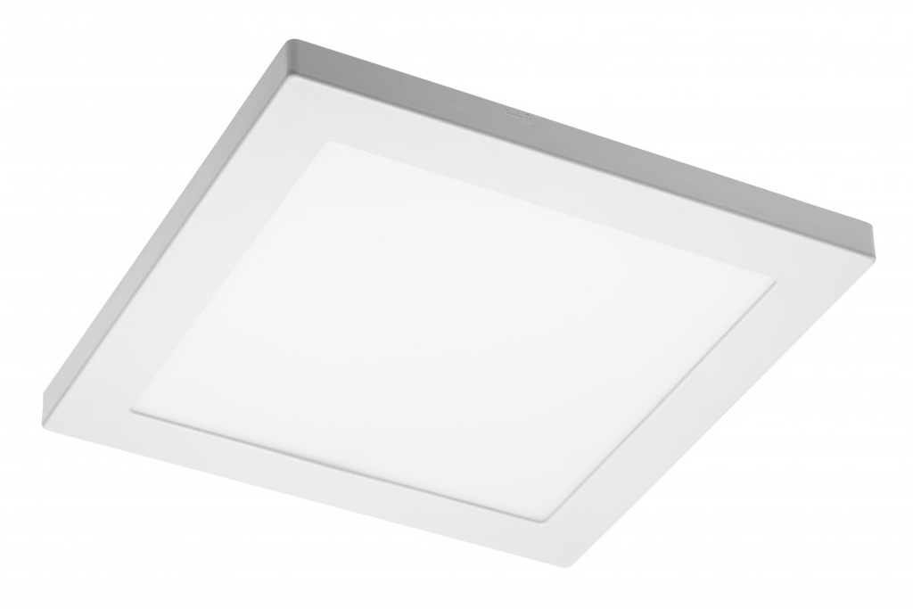 [6_26771] Світлодіодний світильник GTV MOZA, 18W, 1500Lm, AC220-240V, 50/60Hz, PF>0,5, RA≥80, IP40, 120°, 4000K, квадратний, білий