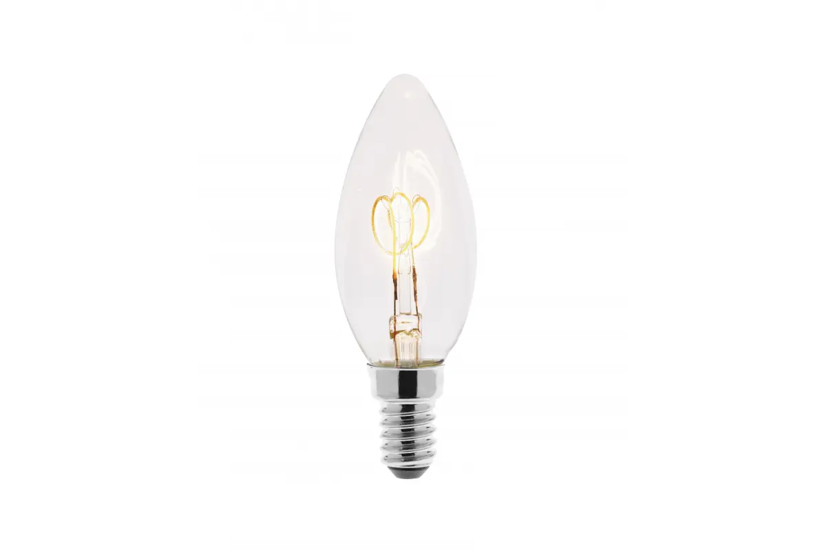 Лед лампа GTV Filament Spin C35, E14, 3W, 2200K, AC220-240V, 360°