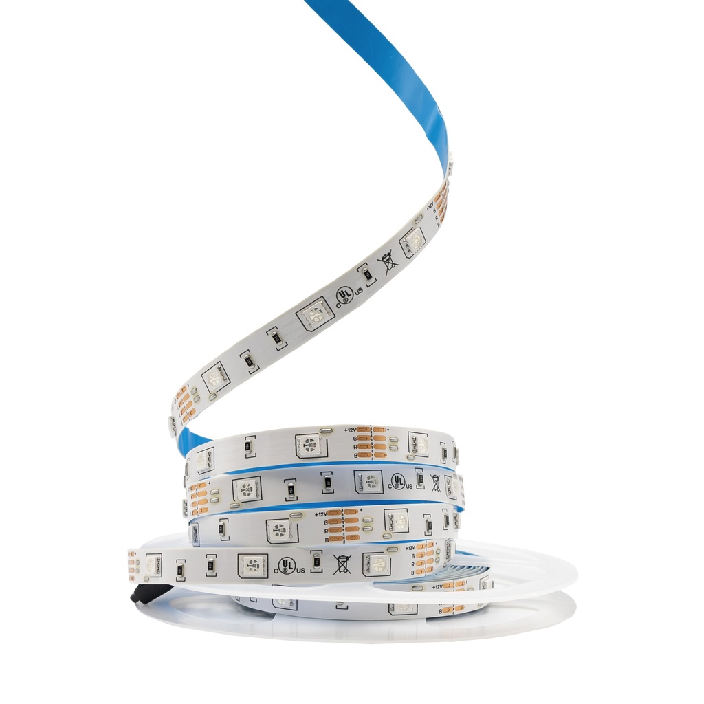 [8_3572] Світлодіодна LED стрічка PROLUM™ 12V; 5050\30; IP20; Series "S", RGB
