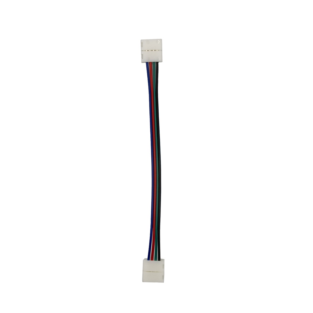 [8_3588] Конектор PROLUM™ для LED стрічки 10 мм, RGB + 2 затискача