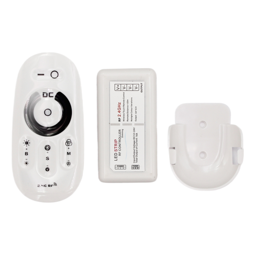 Димер PROLUM Сенсорний RF 18А 2.4G білий (з кріпленням)