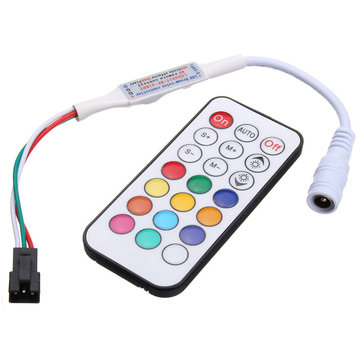[8_3852] Контролер PROLUM SPI RGB (21 кнопка; RF; 6A; 3PIN;)