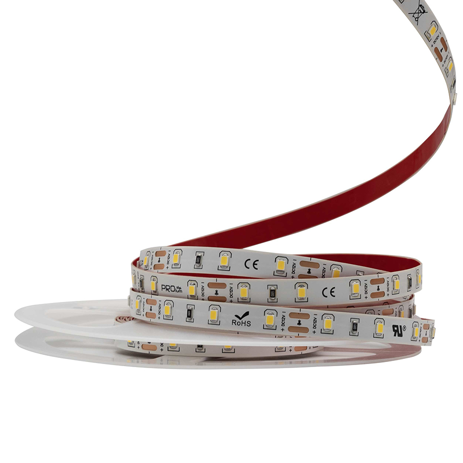 [8_4039] Світлодіодна LED стрічка PROLUM™ 12V; 2835\60; IP20; Series "SG", Тепло-Білий (2800-3200K)