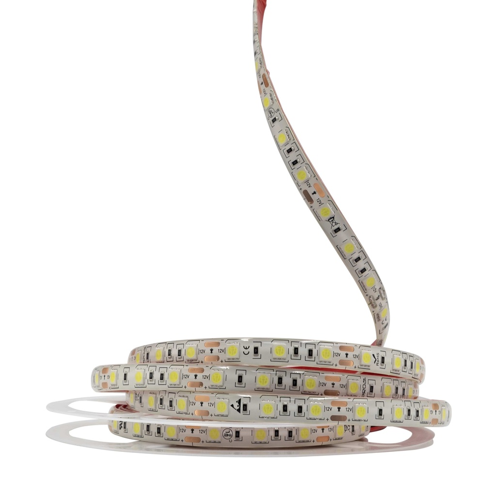 [8_4095] Світлодіодна LED стрічка PROLUM™ 12V; 5050\60; IP65; Series "SG", Білий (5500-6000К)