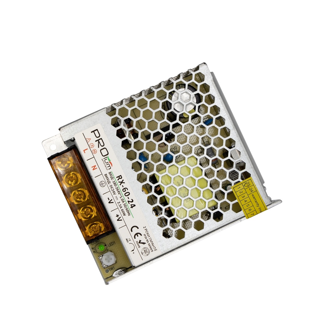 [8_4267] Блок живлення PROLUM™ 24V, 60W, 2.5А, Series "RX"