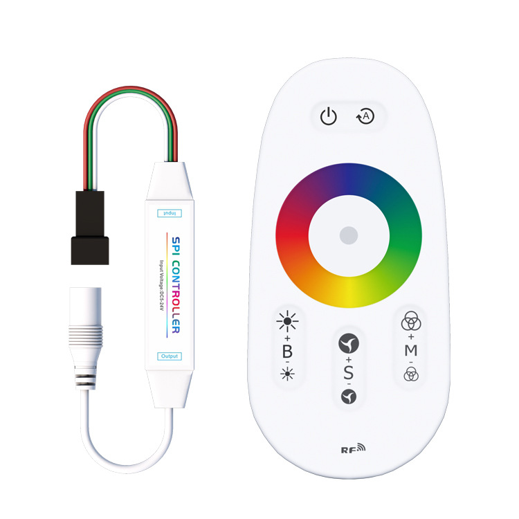 [8_4496] Контролер PROLUM SPI RGB (Touch; RF; 6A; 3PIN;) макс: 600px