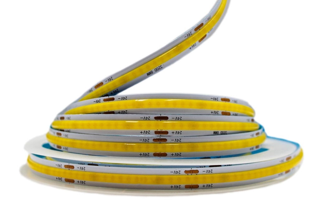 [8_4651] Світлодіодна LED стрічка PROLUM™ 24V; СОВ; 320; LED; IP20; Series "PRO", Білий (5500-6000К)