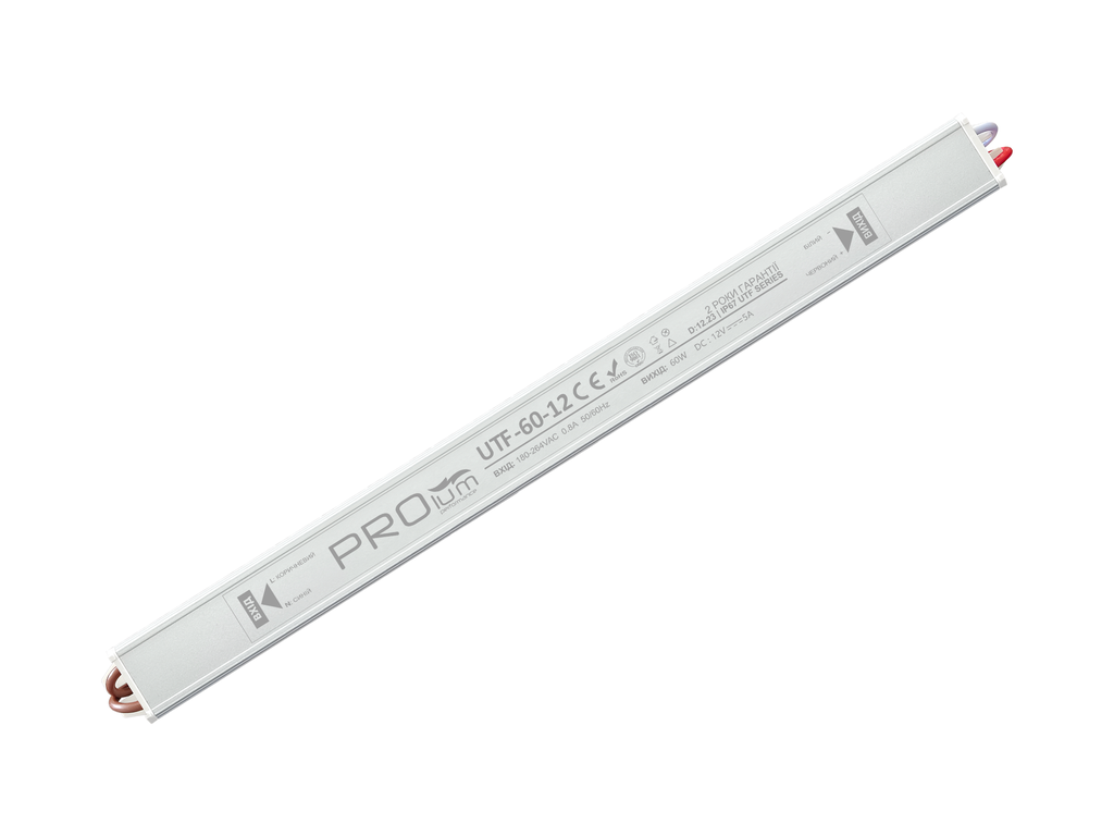 [8_4712] Блок живлення PROLUM™ 60W, 12V, 5А, Series "UTF"