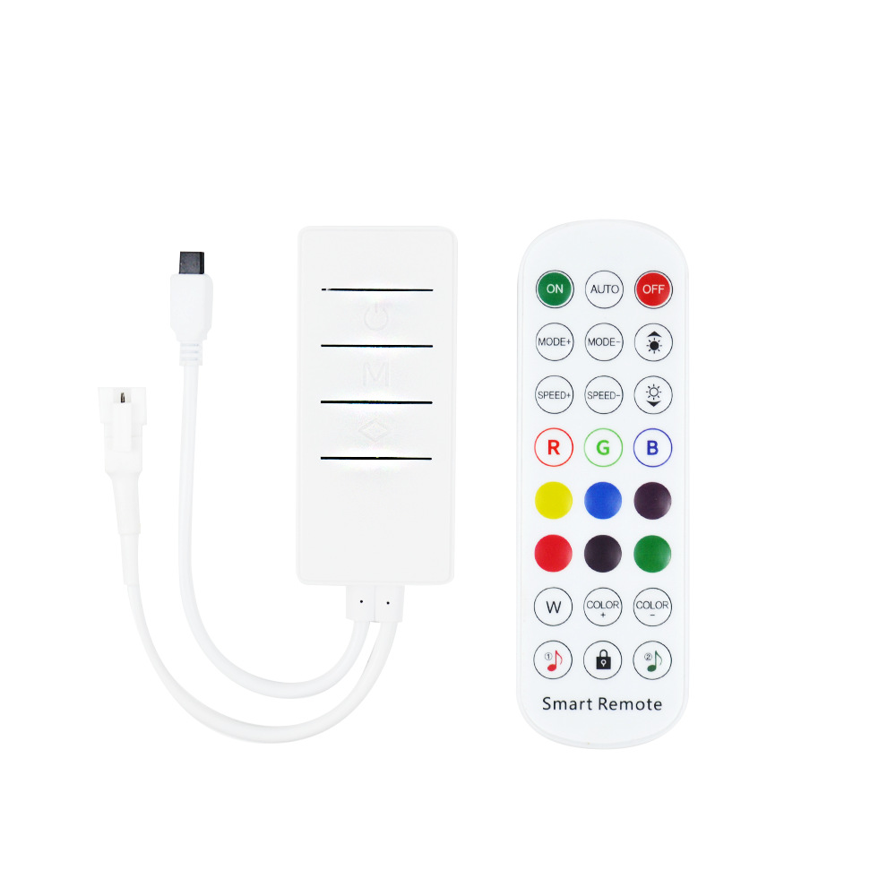 [8_4763] Контролер PROLUM SPI; RGB; Bluetooth; 24 кнопки; 3PIN;