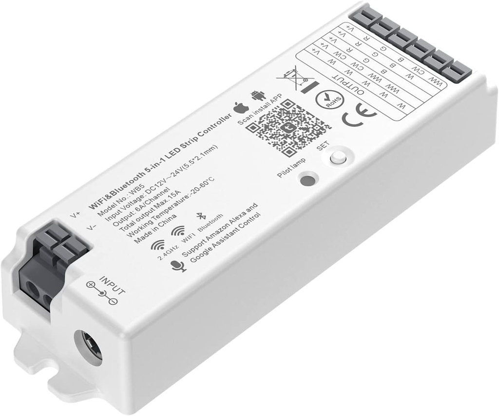 [8_4834] Контролер керування універсальний PROLUM 5in1; Wi-Fi; TUYA; 15A; Series: HomeLink