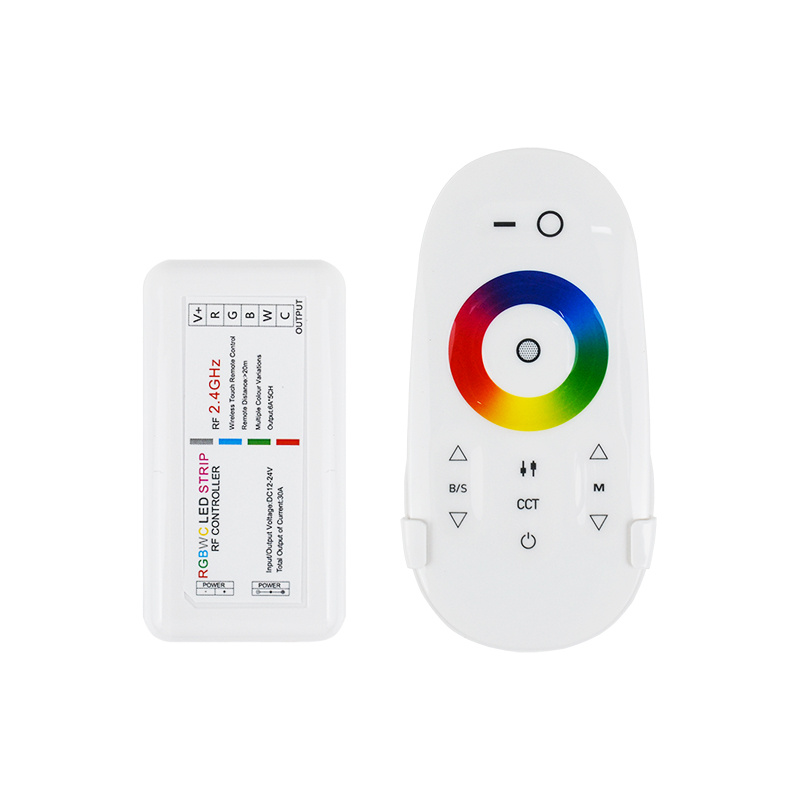 [8_4838] Контролер RGB+CCT Full-TOUCH 18А, Білий
