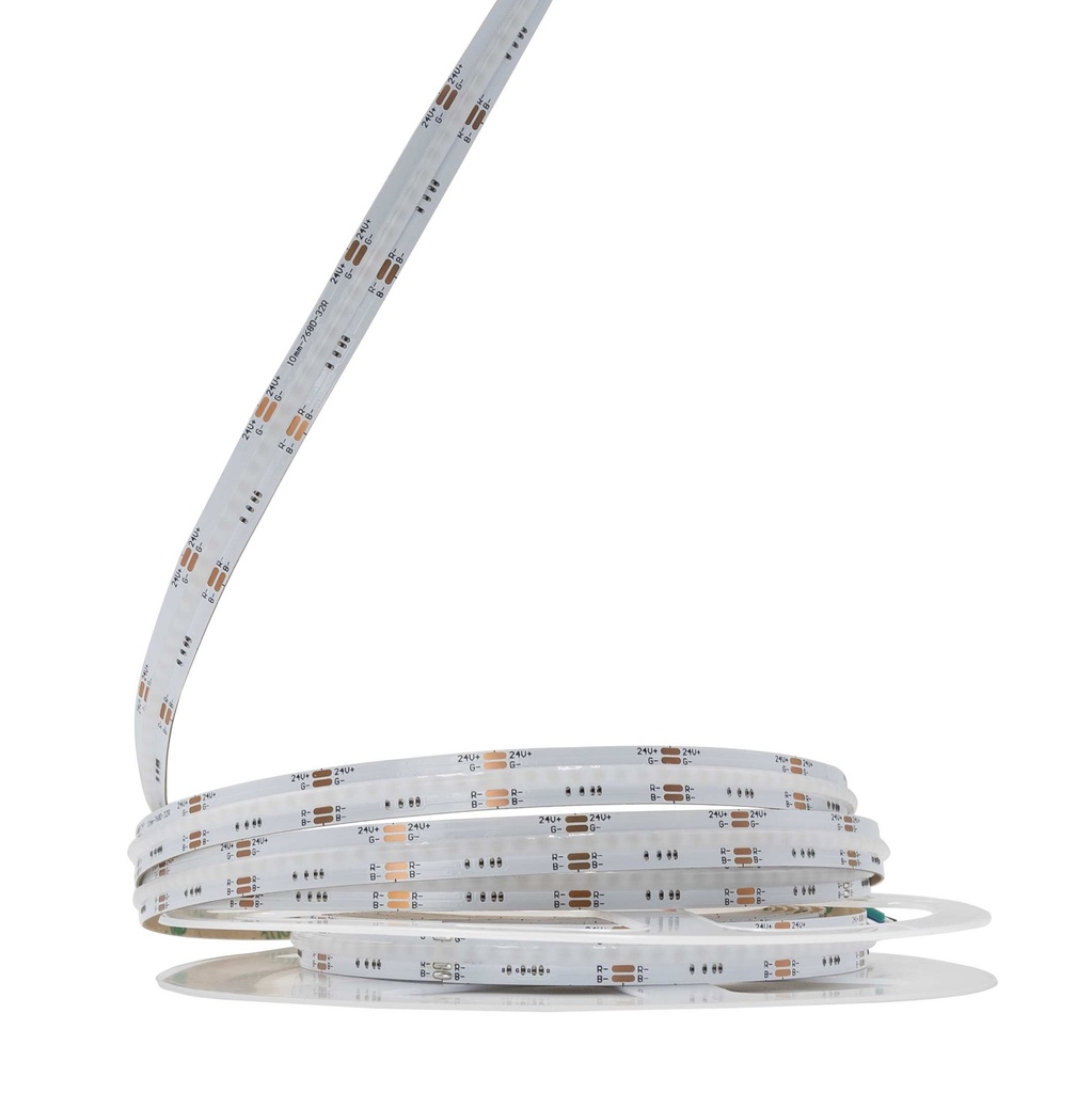 Світлодіодна LED стрічка PROLUM™ 24V; IP20; СОВ; 768LED; Series "SG", RGB