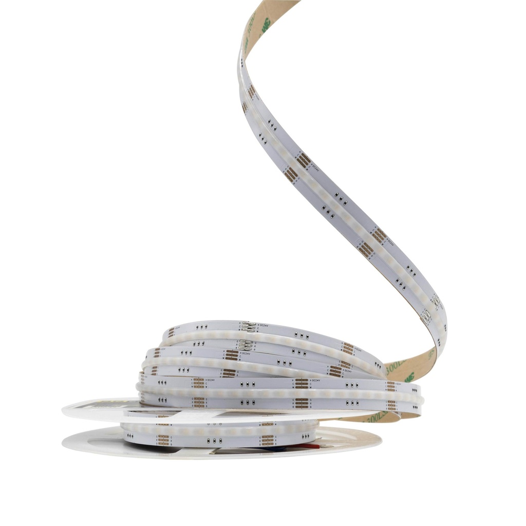 [8_5086] Світлодіодна LED стрічка PROLUM™ 24V; IP20; СОВ; 840LED; Series "SG", RGB + CCT