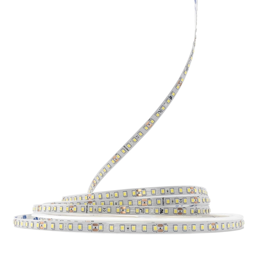 [8_5093] Світлодіодна LED стрічка PROLUM™ 24V; 2835\120; IP20; MAX 20M; Series "SG", Білий (5500-6000К)