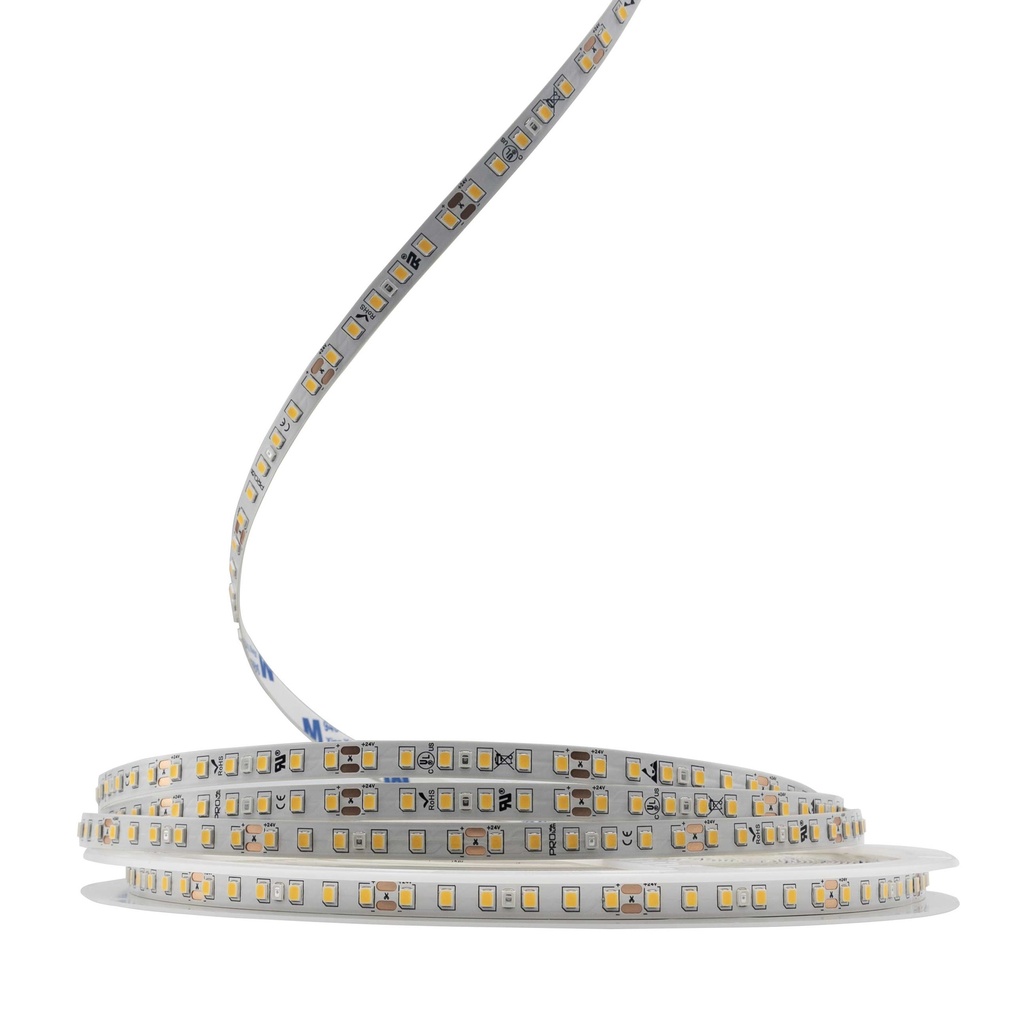 [8_5095] Світлодіодна LED стрічка PROLUM™ 24V; 2835\120; IP20; MAX 20M; Series "SG", Тепло-Білий (2800-3200K)