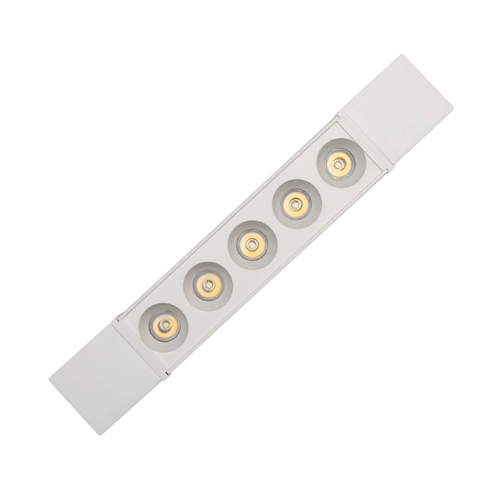 [8_5131] Трековий світильник PROLUM™ Поворотний; M27; 10W; 220V; Білий SERIES "GF"; Білий 4000К