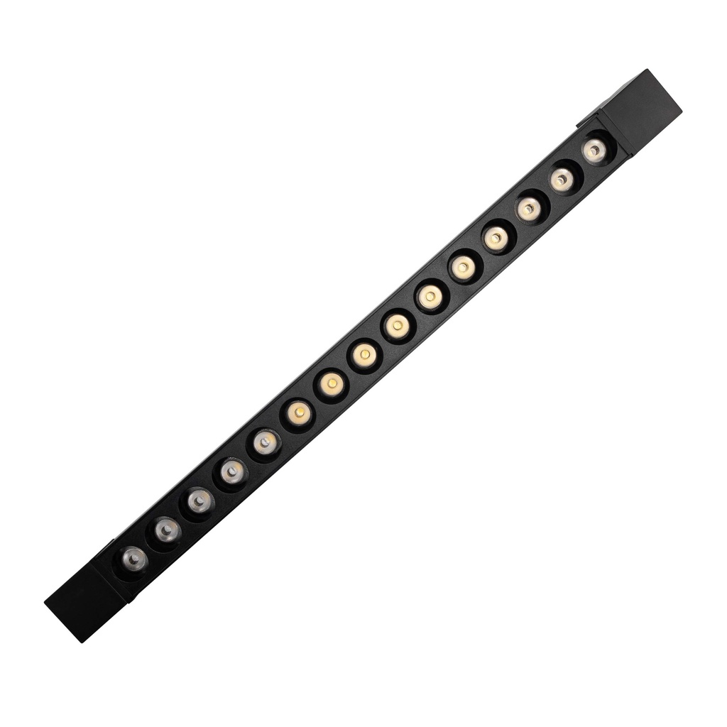 [8_5134] Трековий світильник PROLUM™ Поворотний; M27; 30W; 220V; Чорний SERIES "GF"; Білий 4000К