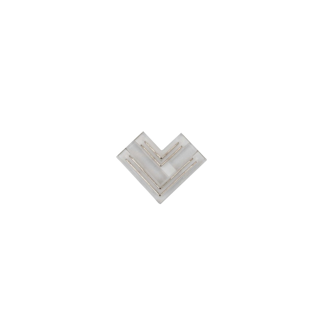 [8_5219] Конектор PROLUM™ для стрічки COB, 10ММ, 4PIN, RGB, Кутовий - L