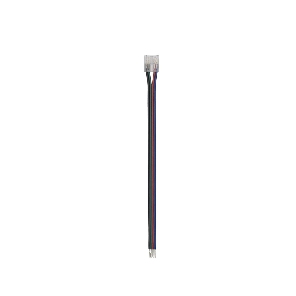 [8_5225] Конектор PROLUM™ для стрічки COB, 10ММ, 4PIN, RGB, 1jack
