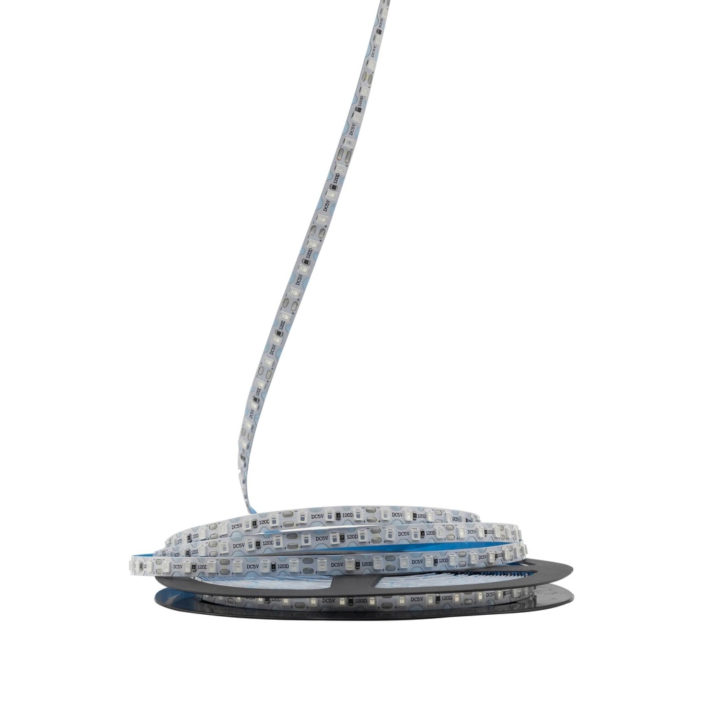 [8_5255] Світлодіодна LED стрічка PROLUM™ 5V; IP20; 2835\120; 6ММ; S-TYPE; Series "S", Червоний