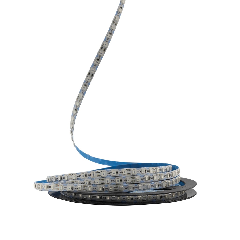 [8_5259] Світлодіодна LED стрічка PROLUM™ 5V; IP20; 2835\120; 6ММ; S-TYPE; Series "S", Синій