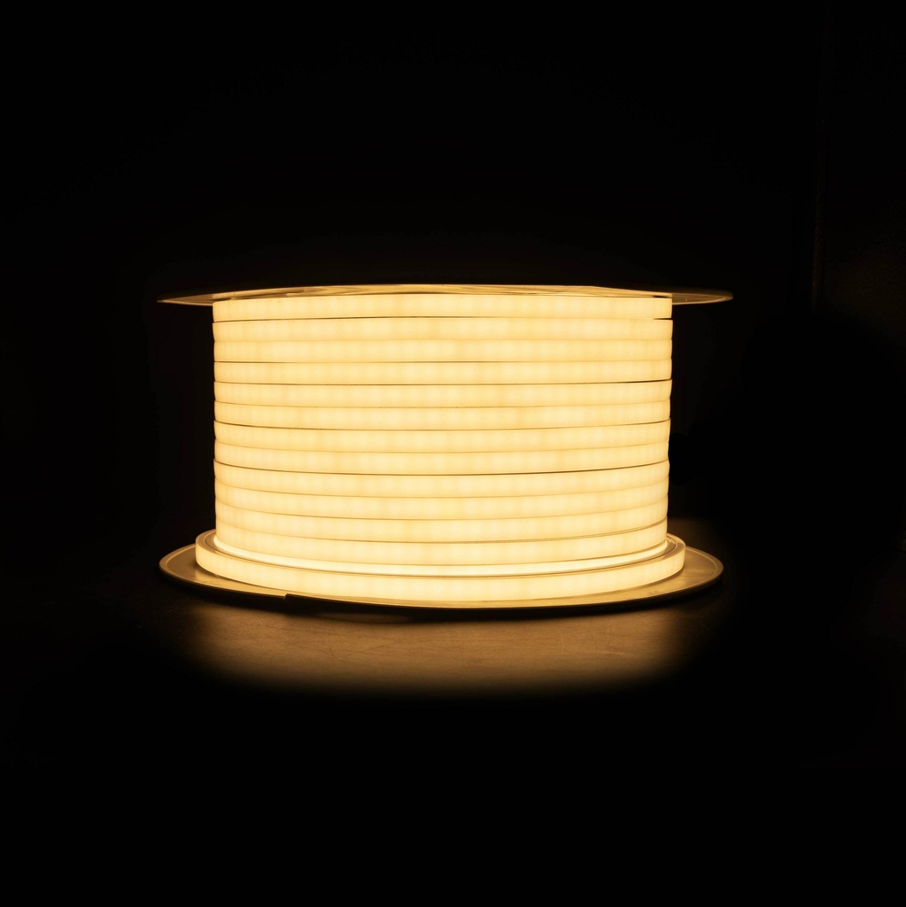 [8_5308] Світлодіодний неон PROLUM™ 10x10 , IP68, 220V, Series "TL", PRO, Теплий-Білий