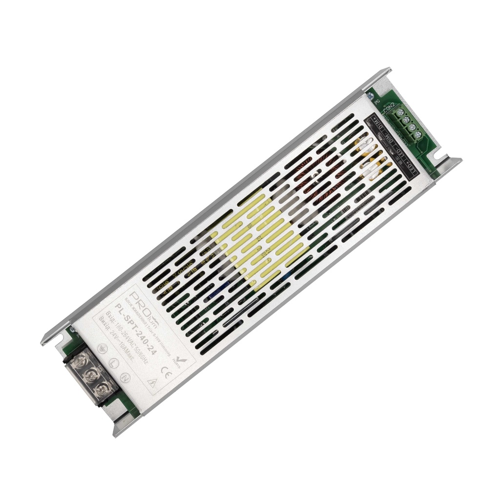 [8_5321] Блок живлення PROLUM SLIM 2в1 Triac/0-10V; 240W (DC24V; IP20; 10А) SERIES "SPT" PRO