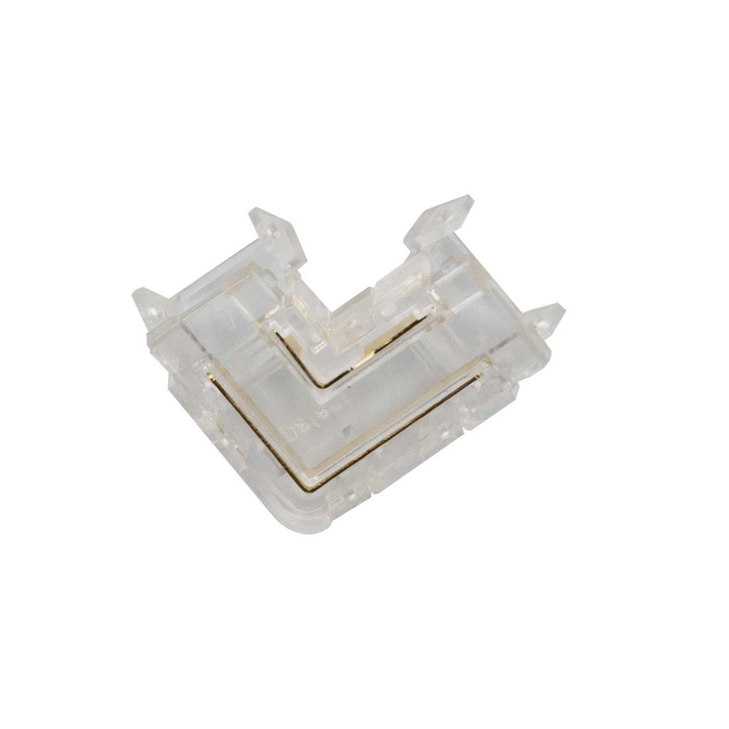 [8_5342] Конектор PROLUM™ для стрічки SMD&COB SLIM, 8ММ, 2PIN, Кутовий - L