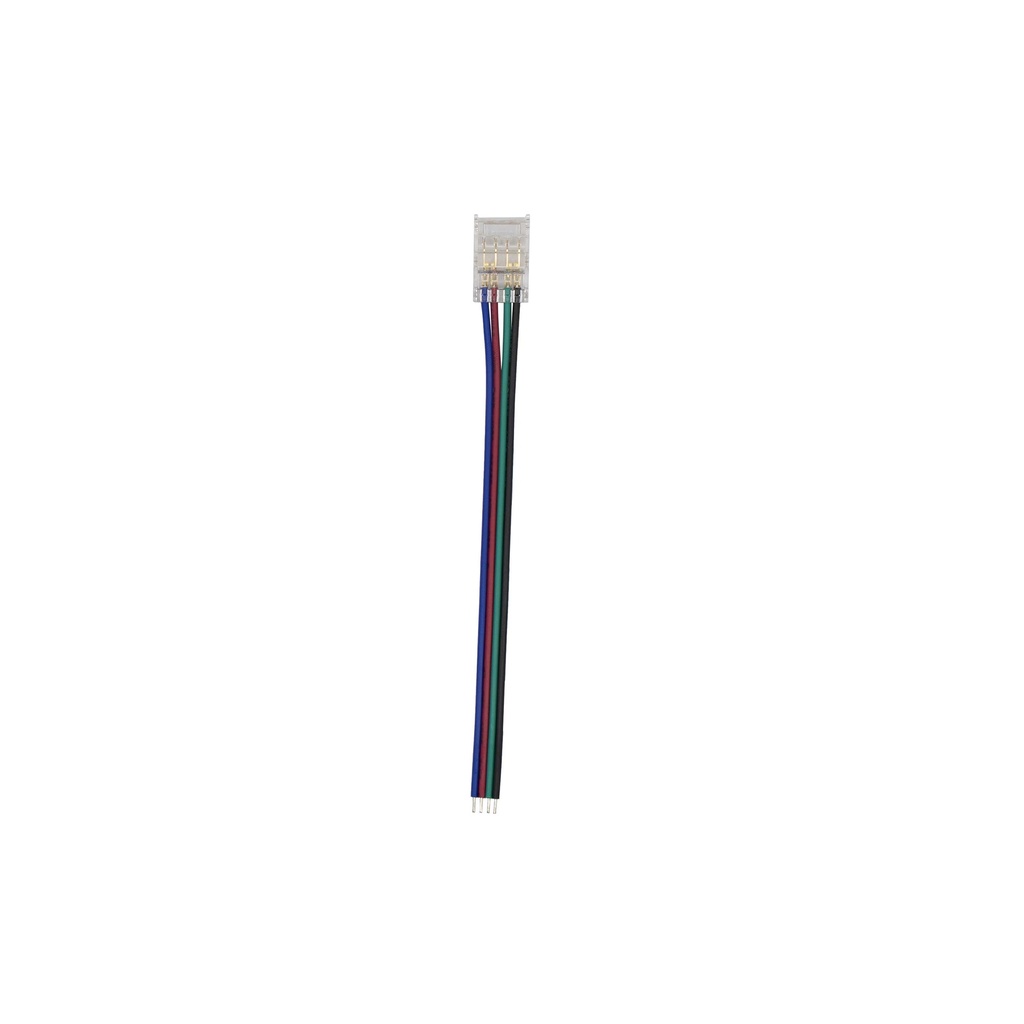 [8_5348] Конектор PROLUM™ для стрічки SMD SLIM, 10ММ, 4PIN, RGB, 1jack