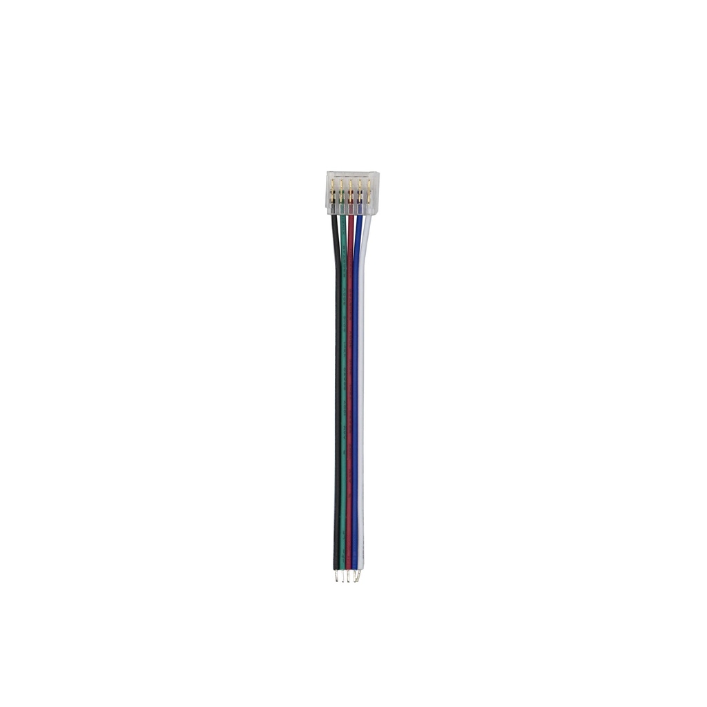 [8_5349] Конектор PROLUM™ для стрічки SMD SLIM, 12ММ, 5PIN, RGB+W, 1jack