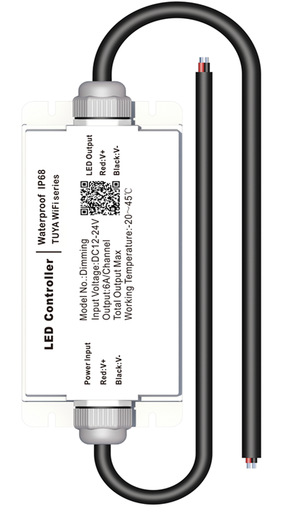 [8_5361] Димер управління PROLUM Wi-Fi; TUYA; TOUCH; 10A; Герметичний IP68; Series: HomeLink