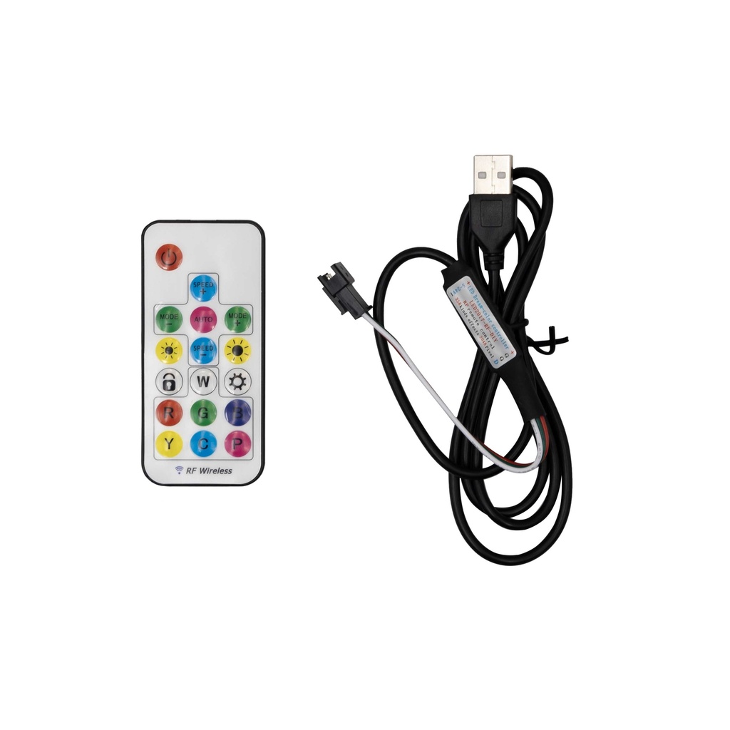 [8_5371] Контролер PROLUM SPI; RGB; RF; з USB