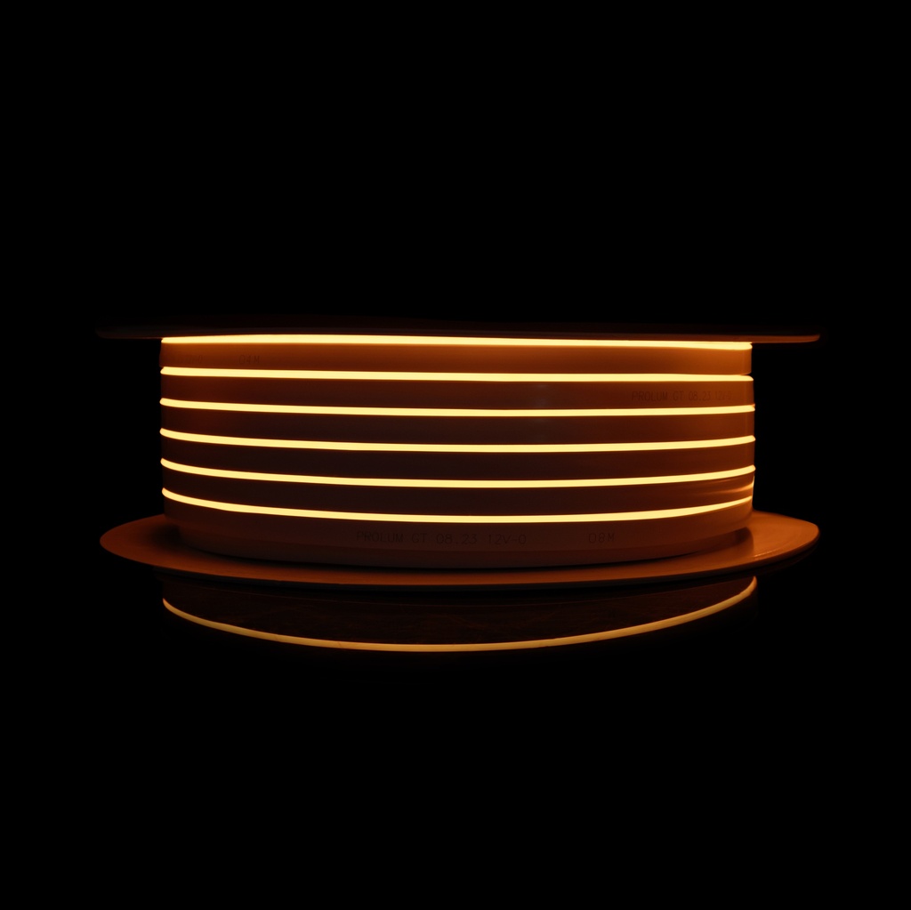 [8_5386] Світлодіодний неон PROLUM™ 6x12, IP68, 12V, Series "GT", Помаранчевий, PRO