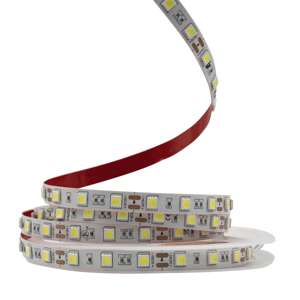 [8_5406] Світлодіодна LED стрічка PROLUM™ 12V; 5050\60 IP20 Series "SG", Білий (5500-6000К)