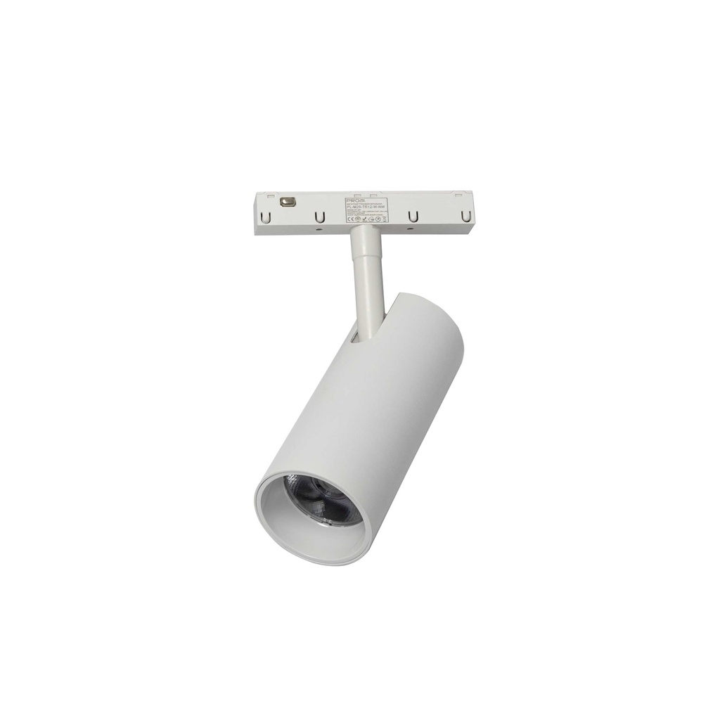 [8_5591] Магнітний трековий світильник PROLUM™ M20; 12W; 48V; Білий SERIES "TR"; CCT TuyaSmart