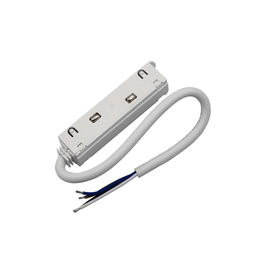 [8_5613] Конектор підключення PROLUM™ 48V; для магнітної трекової системи М20; Білий